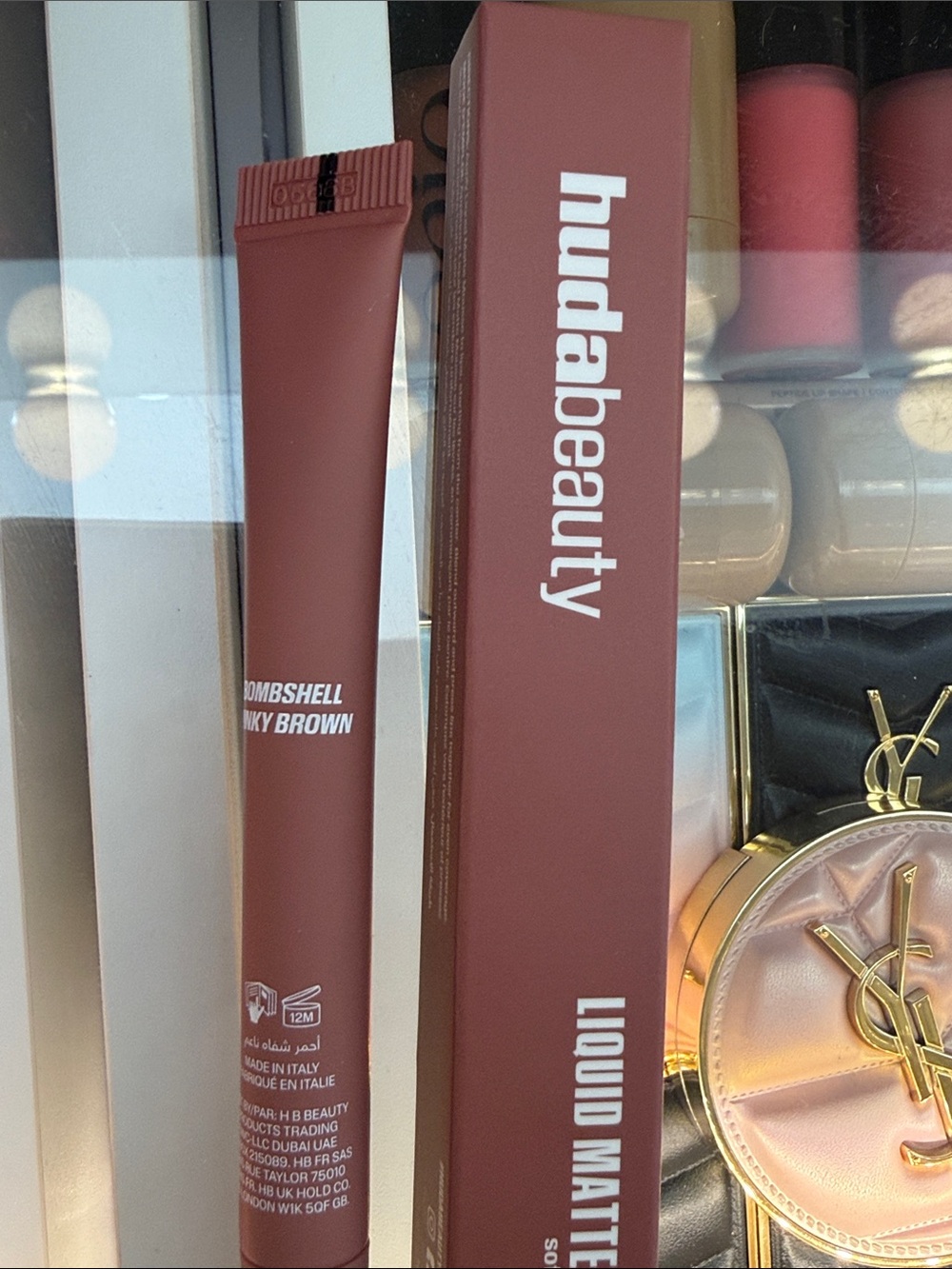Huda Beauty Liquid Matte Lipstick - pinky brown